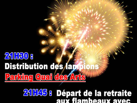 Fête nationale : feu d'artifice et retraite aux flambeaux