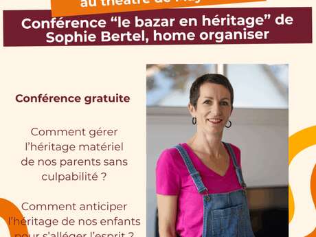 CONFERENCE "LE BAZAR EN HERITAGE" DE SOPHIE BERTEL