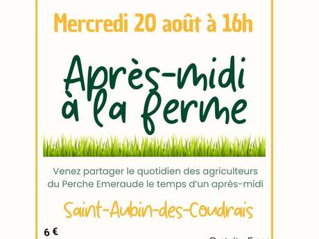 Après midi à la ferme : Découverte des vaches