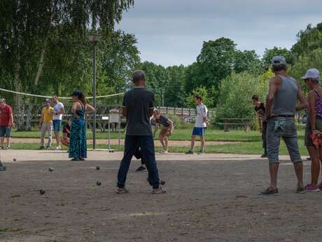 Concours de pétanque à Nyoiseau