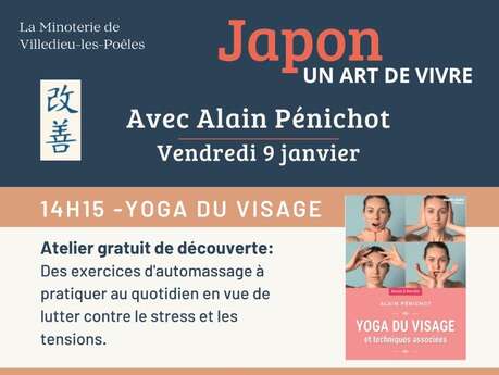 Yoga du visage et dédicace de "Kaizen"