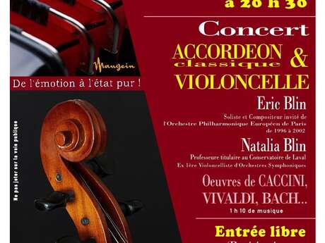 Concert accordéon et violoncelle