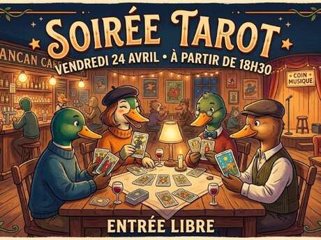 Soirée tarot chez Cancan Café