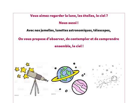 Observons le ciel ensemble
