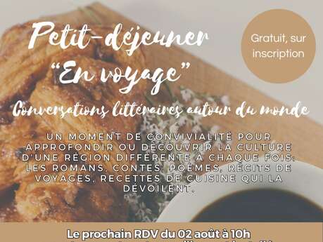 Petit-déjeuner En voyage | Conversations littéraires autour du monde