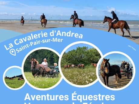 Aventures équestres des vacances de février avec la cavalerie d'Andrea