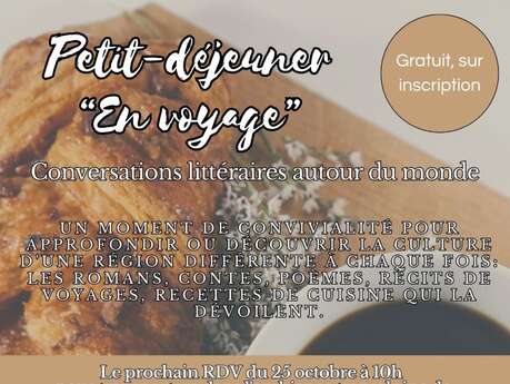 Petit-déjeuner "En voyage": Conversations littéraires autour du monde