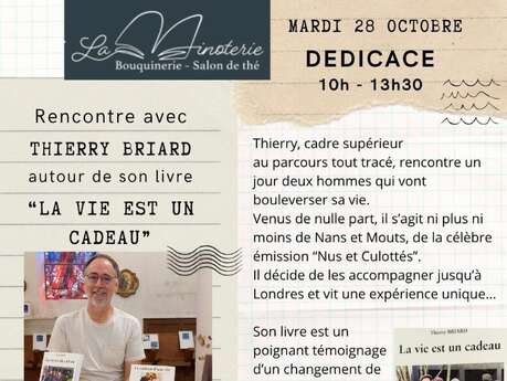 Rencontre et dédicace de Thierry Briard, émission "Nu et Culotté"