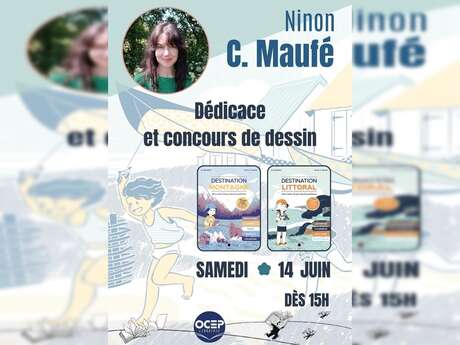 Dédicace de Ninon C. Maufé et concours de dessin