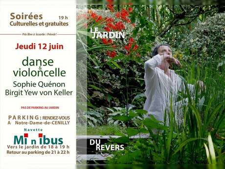 Danse & violoncelle au jardin du Revers