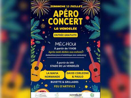 Méchoui, apéro-concert et feu d'artifice