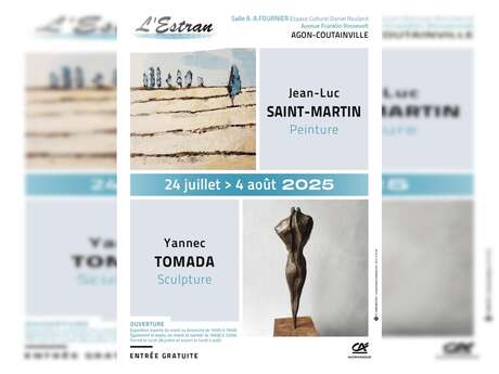 Exposition de sculptures et peintures : Saint-Martin & Tomada