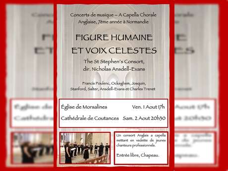 Concert "Figure humaine et voix célestes" The St Stephen Consort
