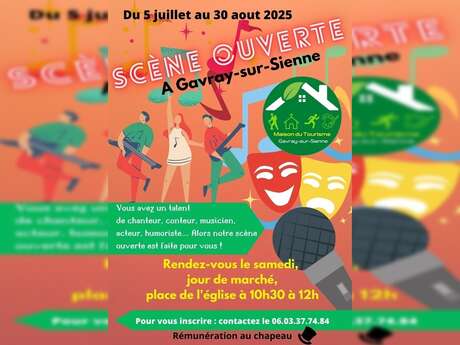 Scène ouverte au marché !