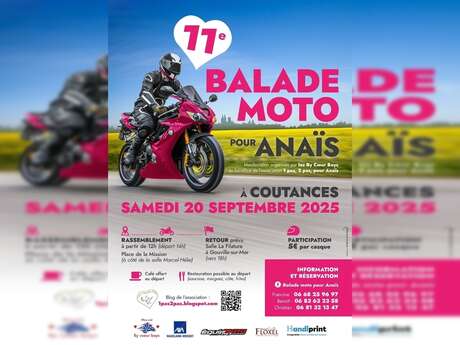 11e balade à moto pour Anaïs