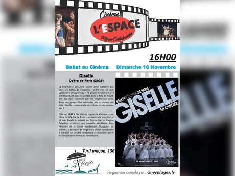 Ballet au cinéma "Giselle Opéra de Paris (2025)"