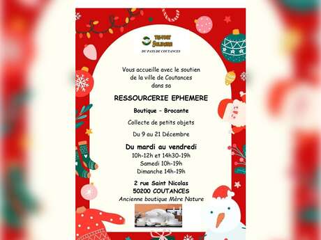 Ressourcerie éphémère - Tri-tout solidaire