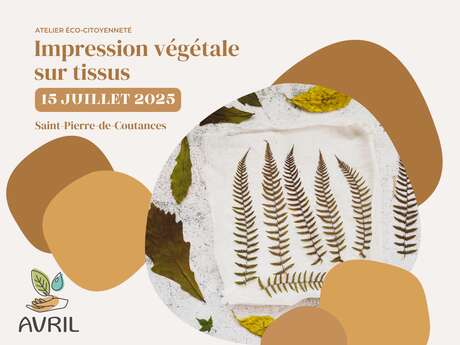 Atelier parents/enfants : Impressions végétales sur tissus