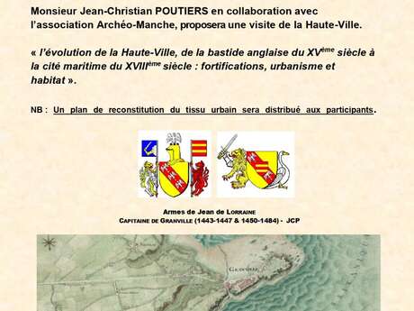Visite du patrimoine architectural de la Haute-Ville avec Jean-Christian Poutiers