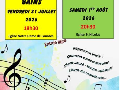 Concert de chant choral