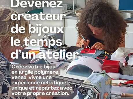Ateliers de loisirs creatifs : création de bijoux en pâte fimo