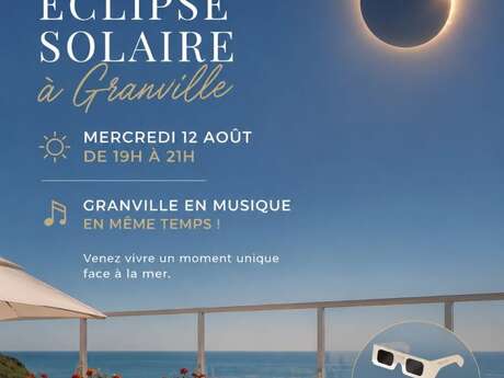 Vivez l'éclipse solaire depuis la plus belle terrasse de Granville