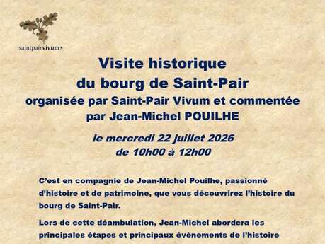 Visite guidée du bourg de Saint-Pair