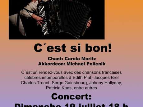 C´est si bon ! Chanson et accordeón