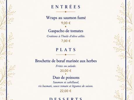 Menu du week-end
