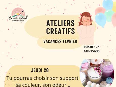 Ateliers créatifs : création de bougies
