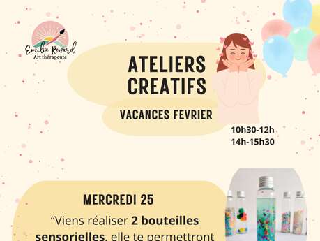 Ateliers créatifs : bouteilles sensorielles