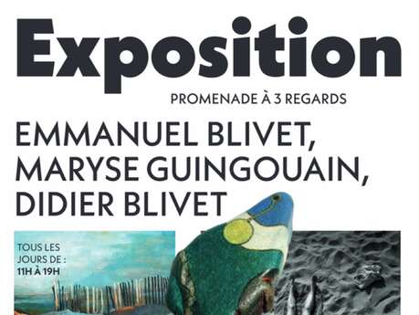 Exposition de Maryse Guingouain, Emmanuel Blivet et Didier Blivet