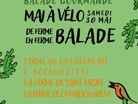 Mai à vélo - Balade gourmande de Ferme en Ferme