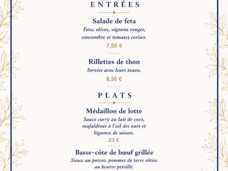 Menu du week-end