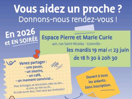 Vous aidez un proche ? Donnons-nous rendez-vous !