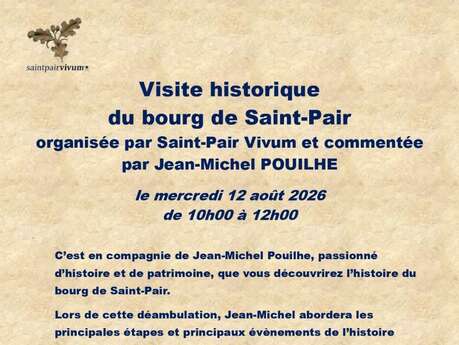 Visite guidée du bourg de Saint-Pair
