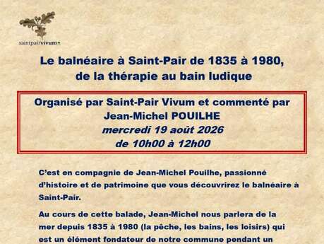 Visite guidée - Le balnéaire à Saint-Pair