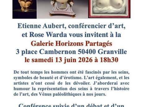 Conférence d'art et d'histoire et vie des seins dans l'art
