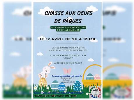 Chasse aux œufs et atelier cerf-volant