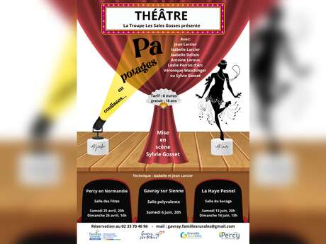 Théâtre "Pa potages en coulisses"