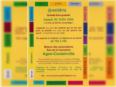 Gratiferia (marché gratuit !)