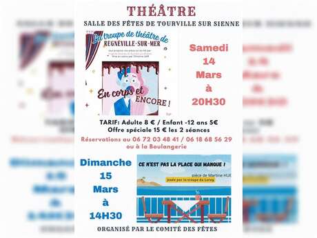 Théâtre "Ce n'est pas la place qui manque"