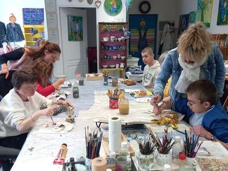 Atelier créatif papier maché pour Noël