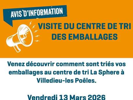 Visite du centre de tri des emballages Sphere/Villedieu-les-Poêles
