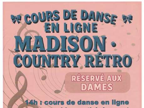 Cours de danse en ligne