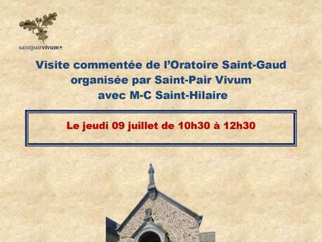 Visite commentée de l'Oratoire Saint-Gaud