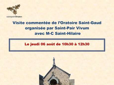 Visite commentée de l'Oratoire Saint-Gaud