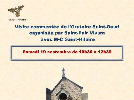 Visite commentée de l'Oratoire Saint-Gaud