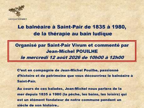 Le balnéaire à Saint-Pair de 1835 à 1980
