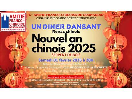 Dîner dansant et repas chinois